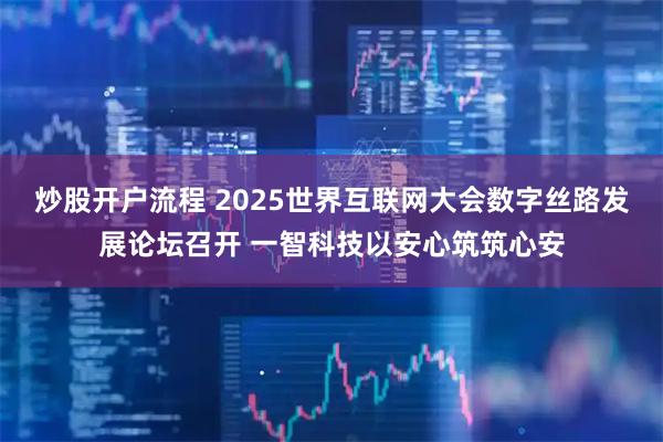 炒股开户流程 2025世界互联网大会数字丝路发展论坛召开 一智科技以安心筑筑心安